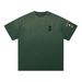 Men's Clothing T Shirt, 250g Heavyweight Pure Cotton, NNXX Round Neck, Short Sleeve, Loose Fit, Washed Gradient Woven Ribbon Sleeve, Badge Print._viptrois.com