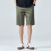 Men's Summer Casual Shorts - Breathable Cotton, Relaxed Fit & Versatile Styling For Beach & Daily Wear (Khaki, Gray, Army Green, Denim Blue)_viptrois.com