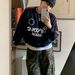 Men's Clothing MYQ Design Letter Printed Sweatshirt Men's Autumn and Winter Loose Cotton Top Style Pullover Jacket_viptrois.com