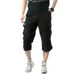 Men's Cargo Shorts 7-Inch Length, Cotton Workwear Short Pants With Multiple Pockets, Lightweight Relaxed Fit For Summer Casual Wear_viptrois.com