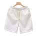 Waffle Shorts Men's Summer Thin Trendy Brand All-match Shorts Men's Sports Loose Straight Beach Pants_viptrois.com