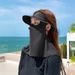 Sun Ice Silk Mask Breathable Sunshade Full UV Protection Gini Summer Cycling Face Cover Driving_viptrois.com