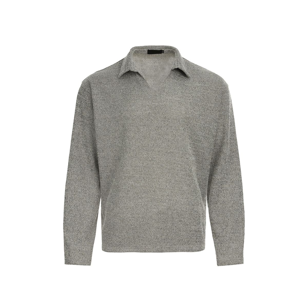 Sleeve Wheat Stitch V-Neck Long Sleeve Sweater, Unique Color-Block Texture, Ultra-Soft Everyday Knitwear For Women & Men_viptrois.com