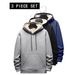 Men’s Plush Fleece Hoodie – Soft Lambskin-Like Texture, Warm & Cozy Winter Pullover_viptrois.com