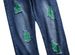 Men's Clothing Ripped Jeans Color Ripped Yarn Denim Trousers_viptrois.com