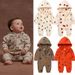 Soft Fleece Baby Romper With Hood – Cozy Long-Sleeve Jumpsuit For Newborns & Infants (0-12 Months)_viptrois.com