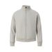 Waffle-Knit Zip-Up Hoodie & Straight-Leg Pants Set – Unisex Polyester Lounge Wear (S-XL) – Winter Comfort, Streetwear Minimalist_viptrois.com