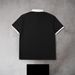Men's Clothing Youth Printed T Shirts Student Short Sleeved Casual Lapel Polo Shirt_viptrois.com