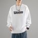 Retro Round Neck Hoodie For Men, Autumn And Winter, Trendy Brand For Teenagers, High-end Jacket_viptrois.com