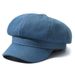 Cowboy Beret For Women Spring Octagonal Artist Large Cloud Face Slimming Sun Hat_viptrois.com