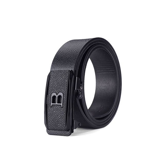 The New Buckle Toothless Belt With Automatic Buckle For Men In Casual Style, Business All-Match Waist Belt, Personality, Trendy Youth Pants_viptrois.com