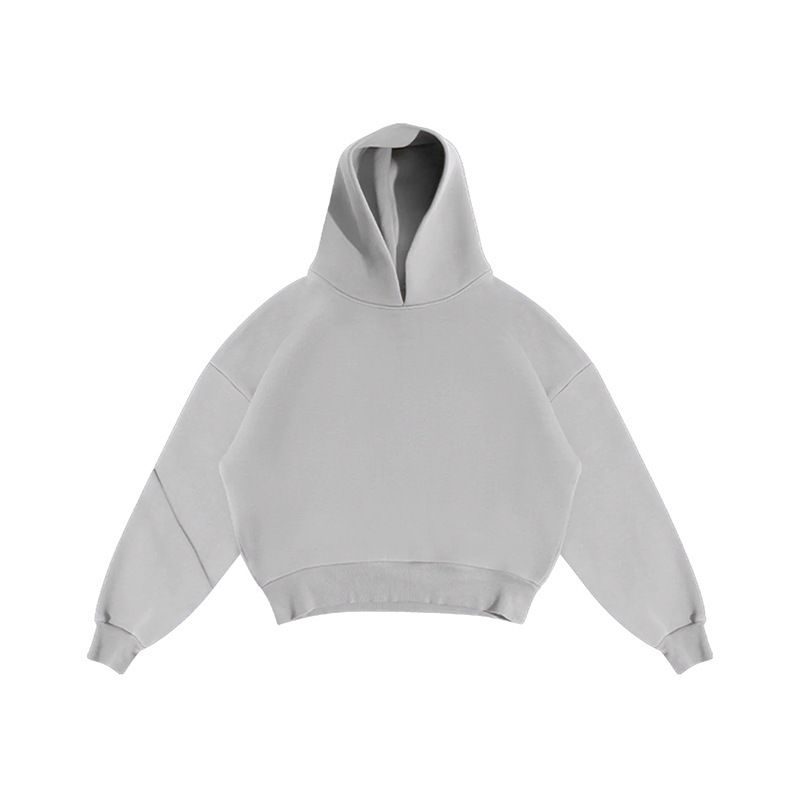 Men's Premium Cotton Hooded Tracksuit Set - Cozy Fleece-Lined Pullover & Jogger Pants, Streetwear Hip-Hop Style, Loose Fit With Side Pockets_viptrois.com