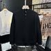 Premium Core-Spun Knit Sweater For Men - Winter High Neck Pullover With Textured Jacquard Design - Soft & Warm Grey & Black Unisex Casual Top_viptrois.com