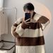 Autumn Knitted Sweater Men's Interior Undercover Junior Loose Thread Jacket_viptrois.com