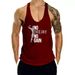 2025 New Basketball Training Muscle Fitness Vest For Men, Sweat-absorbing Sleeveless Bodybuilding I-back Vest_viptrois.com