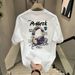 Summer New Trend Fashionable Casual Versatile High-quality Pure Cotton Men's Short Sleeved T-shirt_viptrois.com