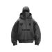"Men's Double Hooded Zip-Up Sweatshirt - Ninja Style Cardigan With Adjustable Face Mask, Streetwear Hoodie For Urban Exploration"_viptrois.com