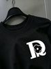 100% Cotton Men's 3-Pack T-shirts R Monogram With Flower Detail Print Crew Neck Short Sleeve Casual Tops In Black White Gray_viptrois.com