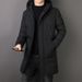 Men's Heavyweight Winter Coat - Insulated Polyester Long Parka With Hood For Big & Tall (Gray, Green, Black)_viptrois.com