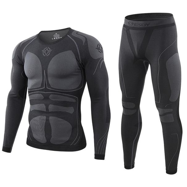 Seamless Men's And Women's Warm Underwear For Autumn And Winter, Warm Body, Outdoor Training Clothes, Exercise And Sports Set_viptrois.com