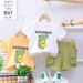 Summer 2025 New Children's Leg Dinosaur Boys' Cartoon Handsome Short Sleeve Two Piece Set_viptrois.com