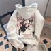 High Street Trend Brand Spider Printed Hooded Sweater Spring And Autumn Thin Couple Clothing High-end Super Good-looking Jacket_viptrois.com