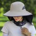 Women's UPF 50+ Sun Hat With Neck Flap - Wide Brim Summer Beach Hat For Outdoor Travel, Lightweight & Quick-Dry_viptrois.com