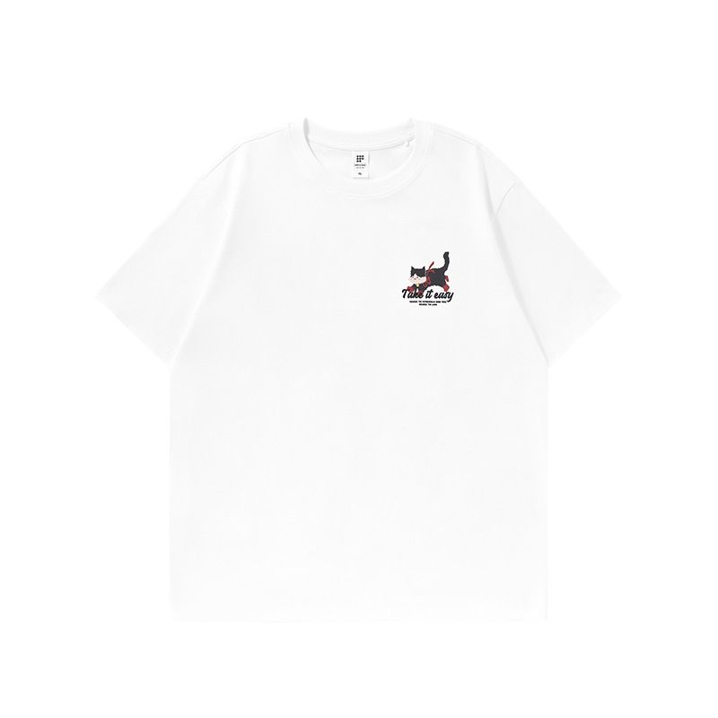 Men's Clothing Men's Wear | Fun Cartoon Animal Print T Shirt 2025 Spring And Summer New Trendy Brand Personality Loose Men's Short Sleeve_viptrois.com