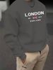 Men's Loose Casual Fashion London England Pattern Printed Round Neck Long Sleeved Sportswear For Autumn And Winter_viptrois.com