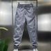 Men's Casual Fashion Sports Pants Spring Autumn Trendy Brand Light Luxury Loose Comfortable Workwear Long Trousers_viptrois.com