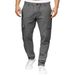 Man's clothing Men's cargo pants drawstring multi-pocket cotton hemp casual pants_viptrois.com