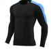 Men's Clothing Tights Long-Sleeved T-Shirt High Elastic Quick-Drying Breathable Sports Running Training Fitness Clothes Round Neck_viptrois.com