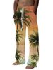 Premium Products 2024 Men's Sports Pants Coconut Tree 3D Digital Printed Casual Pants Hawaii Beach Pants_viptrois.com