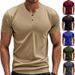 Men's New Loose-fitting T-shirt Stretchy Quick-drying Breathable Sports Retro Short-sleeved Tops_viptrois.com