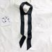 Korean Style Hairband 200cm Solid Color Narrow Long Silk For Women Versatile Small Neck Scarf Decorative Bag Tie Satin_viptrois.com