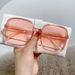 Rice Nail Square Sunglasses Women's Sunglasses Gradually Change Color New Glasses Women's Trend UV Protection_viptrois.com