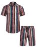 2026 New Men's Beachwear Set For Summer - 2-piece Floral Shirt And Shorts_viptrois.com