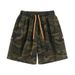 Men's Clothing Camouflage Cargo Shorts Summer Style Loose Straight Leg Plus Size Trendy Five Point Couple Pants_viptrois.com