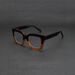 Retro Glasses Large Frame Textured Reading Glasses Fashion Anti Blue Light Glasses Elderly Reading Glasses_viptrois.com
