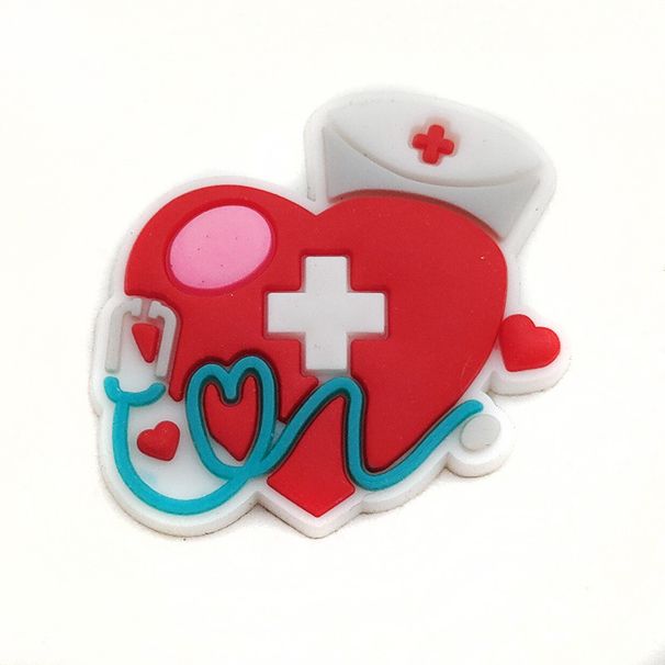 Cute Cartoon Medical Series Shoes Flower Shoe Buckle Soft Glue Personality Garden Shoes DIY Accessories Accessories_viptrois.com