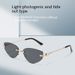 Men's Sunglasses New Metal Frameless Women's Sunglasses Fashion Trend Internet Celebrity Glasses Sunglasses UV Protection Sunglasses_viptrois.com