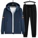 Men's Clothing Autumn And Winter New Men's Leisure Sports Hooded Cardigan Sweater Suit High Quality Loose Plus Velvet Enlarged_viptrois.com