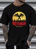 Moth Cryptid Point Pleasant Gothic Cryptides Halloween T-Shirt Top For Everyday Wear Slightly Unisex Breathable Women Soft Versatile Comfortable Summer Designer Clothes T-Shirt For Women Casual Print Round Neck Short Sleeve Fashion Stylish Stretched_viptrois.com
