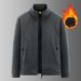 Men's Fleece Jacket 2025 Autumn New Versatile Breathable Lapel Jacket Men's Clothing_viptrois.com