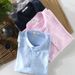 Men's 100% Linen Short Sleeve Shirt, Breathable Relaxed Fit Casual Button-Down Top For Spring And Summer_viptrois.com