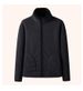 Unisex Reversible Fleece Jacket With Stand Collar - Winter Warm Plush Coral Fleece Coat For Men & Women - Thick Double-Sided Flannel Outerwear_viptrois.com