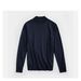 Men's Semi-Turtle Neck Knit Sweater - Soft & Breathable Long Sleeve Pullover For Casual & Business Wear (Camel, Black, Beige, Navy)_viptrois.com