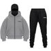 New Double Hat Spring Autumn Winter Ins Hooded Sweatshirt Suit Trendy Men And Women Double Hat Couple Sweatshirt_viptrois.com