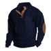 New Men's Outdoor Jacket For Autumn And Winter, Corduroy Casual Stand-up Collar Long-sleeved Sweatshirt_viptrois.com