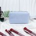 Makeup Tools & Accessories Waffle Cosmetic Bag Large Capacity Portable Travel Storage Bag Solid Color Small Square Bag Ladies Toiletry Bag_viptrois.com